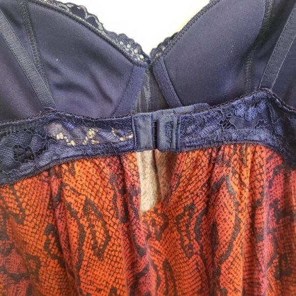 La Senza Lace Snakeskin Animal Print Nightgown PJs Pyjamas Chemise Linge… - Picture 6 of 6